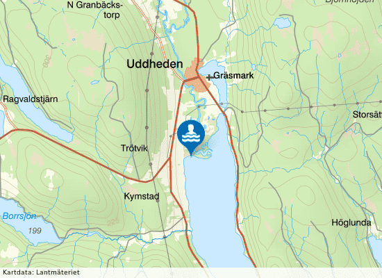 Rottnen, Trötvik på kartan