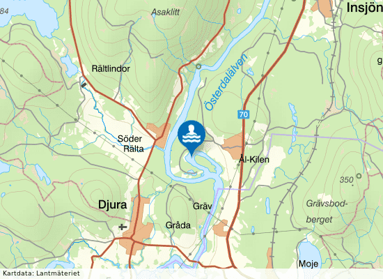 Ål-Kilen på kartan