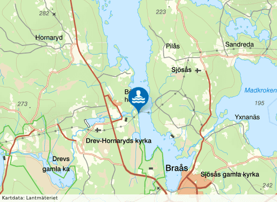 Örken, Böksholm på kartan