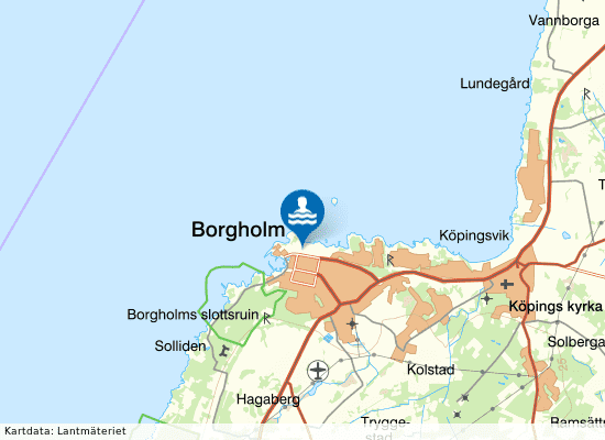 Borgholms Badhus på kartan