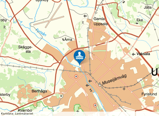 Fyrishov på kartan