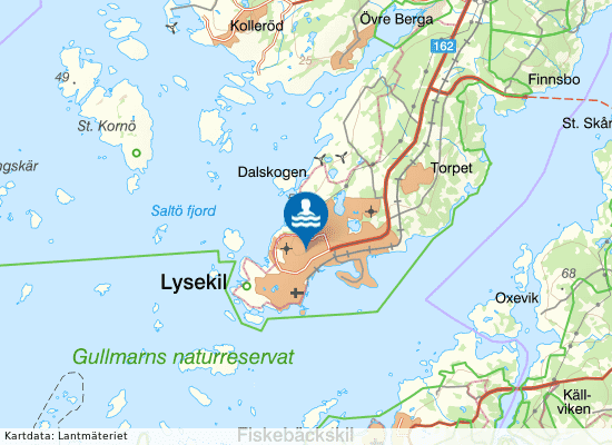 Gullmarsborgs Simhall på kartan