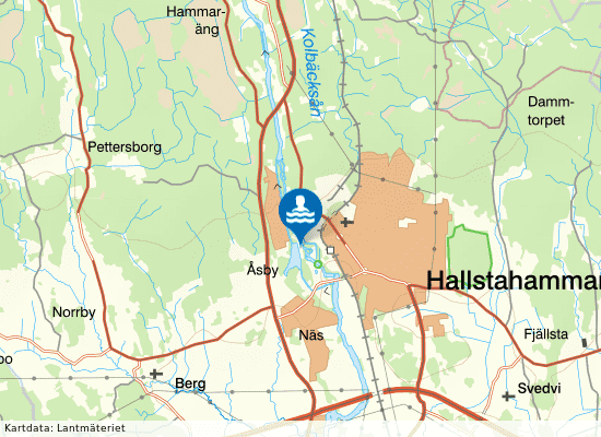 Actic Hallstahammar - Sporthallen på kartan