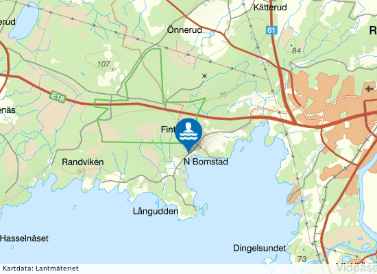 Skutberget, Karlstad på kartan