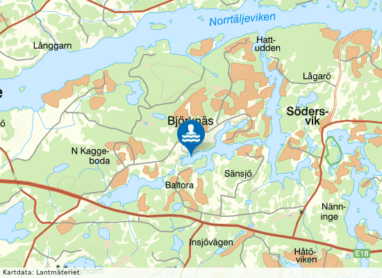 Havsbad, Norrtälje på kartan