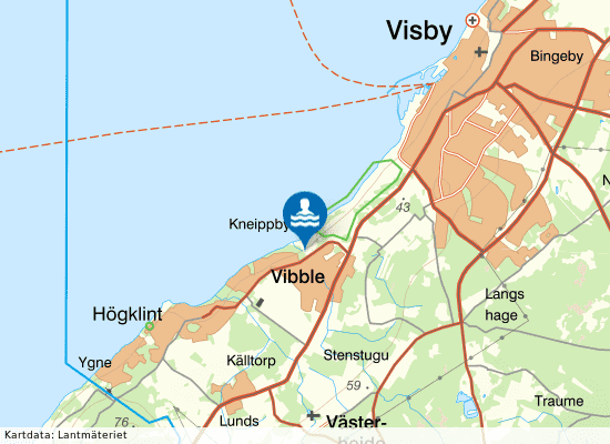 Västerhejde: Kneippbyn Vattenland på kartan