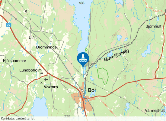 Hindsen, Solgården på kartan