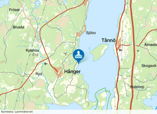 Kockabo, Hånger på kartan