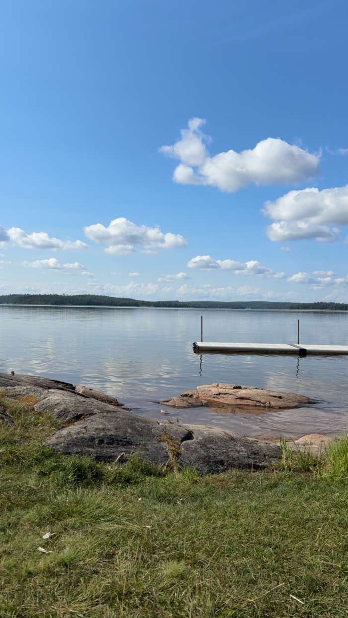 Badplats Grumsfjorden, Mickelsön, Grums