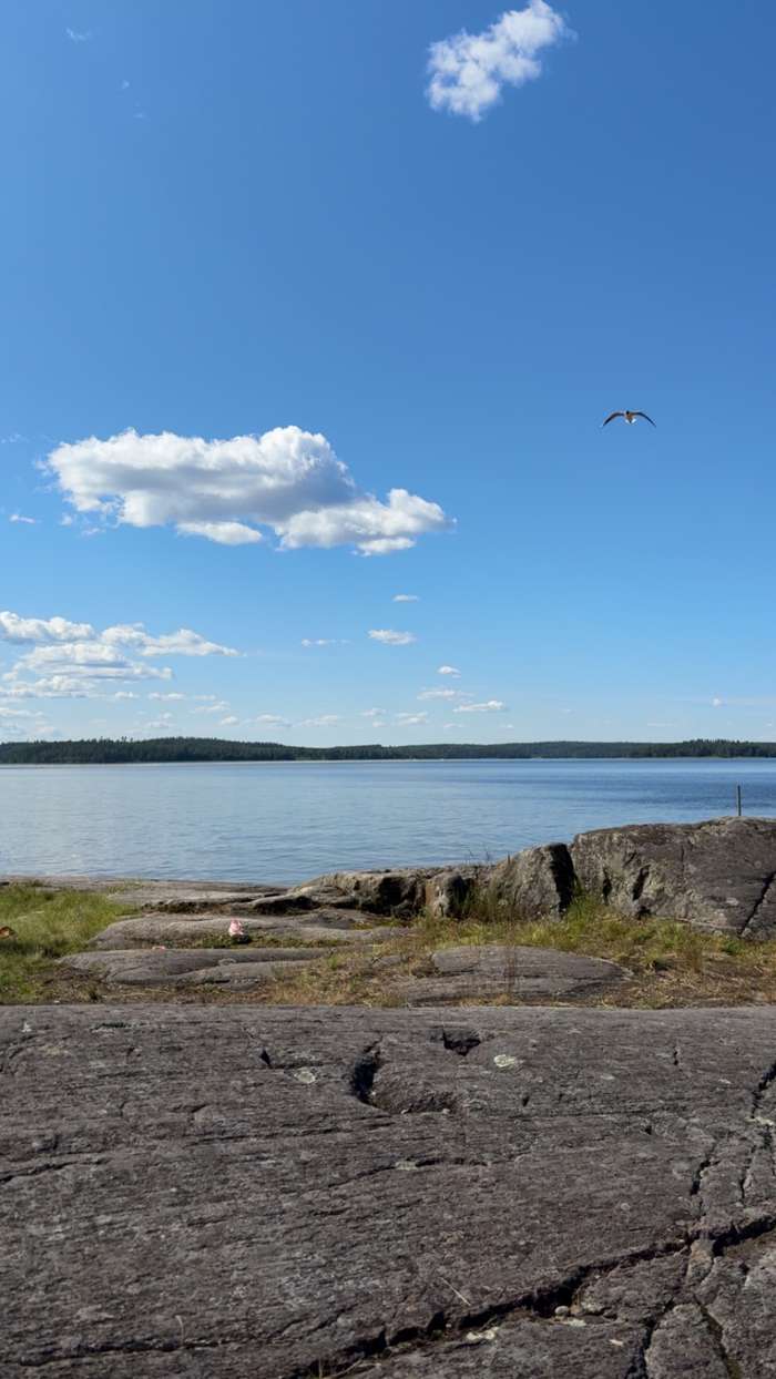 Badplats Grumsfjorden, Mickelsön, Grums