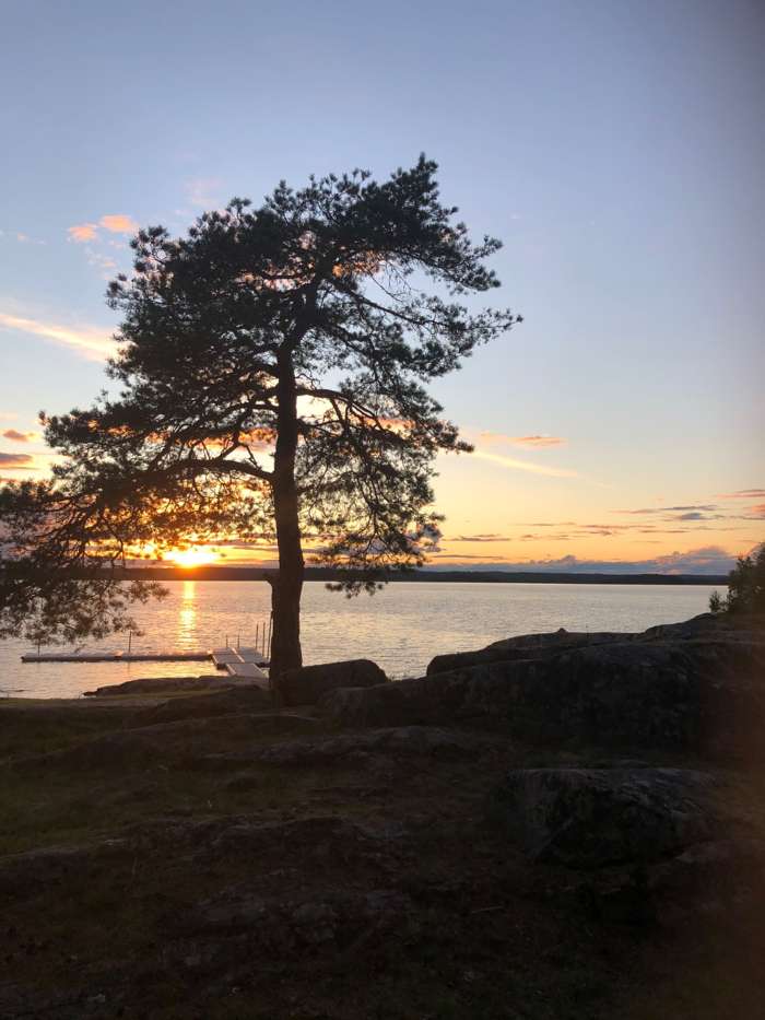 Badplats Grumsfjorden, Mickelsön, Grums