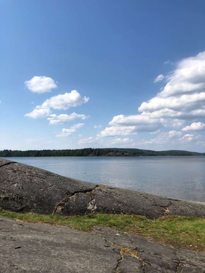 Badplats Grumsfjorden, Mickelsön, Grums