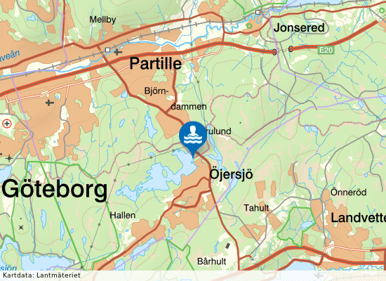 Kåsjön, barnbryggan på kartan