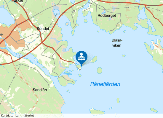 Kängsön, Råneå på kartan