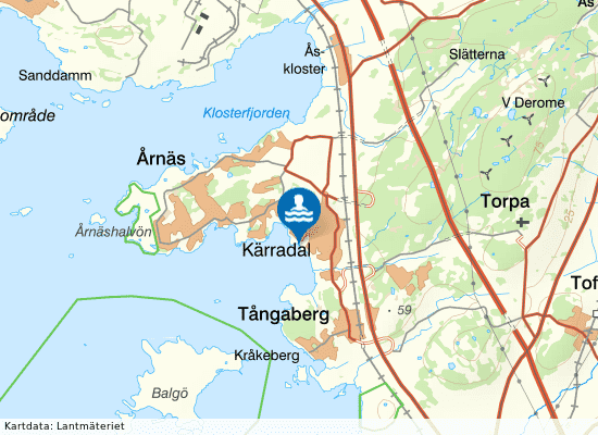 Kärradal norra 1 på kartan