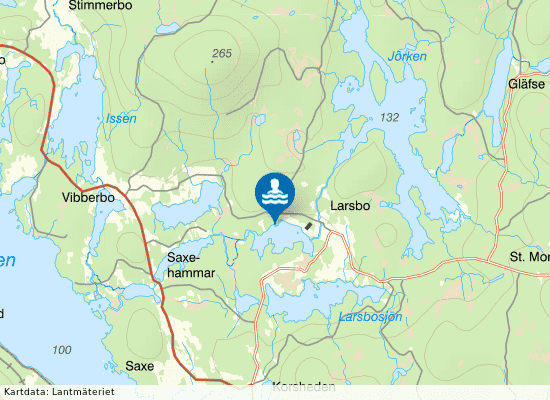Larsbo på kartan
