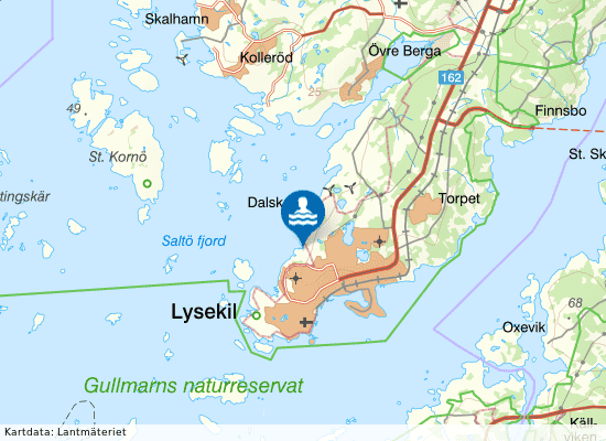 Långevik på kartan