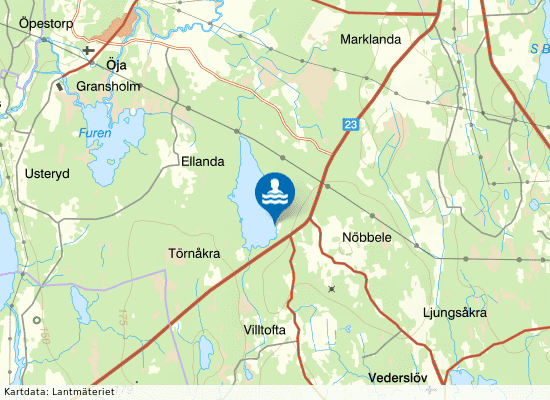 Madsjö på kartan