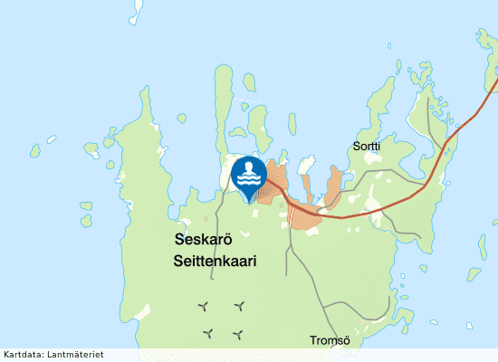 Matinjärvi på kartan