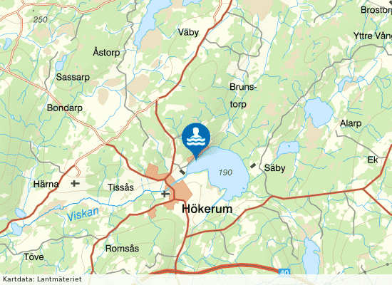 Mogden  Hökerum på kartan