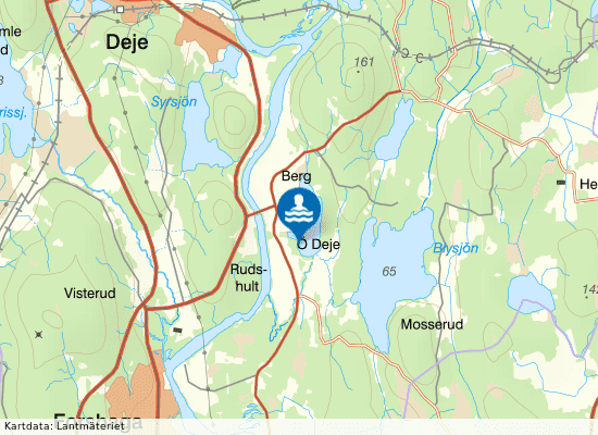 Bergstjärn på kartan