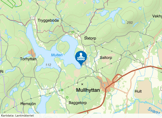 Multen Brogalandet på kartan