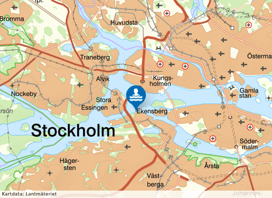 Mälaren, Ormberget på kartan