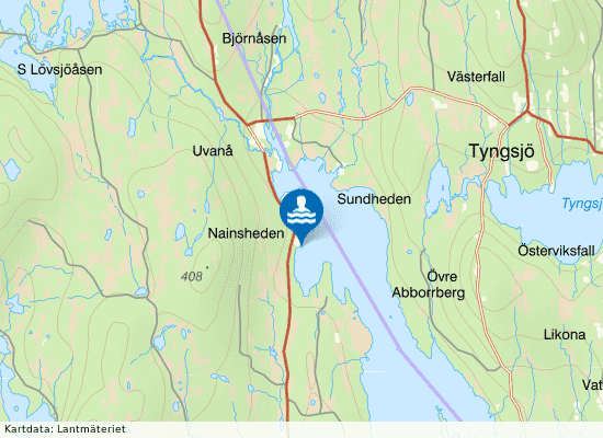 Naren, Uvanå på kartan