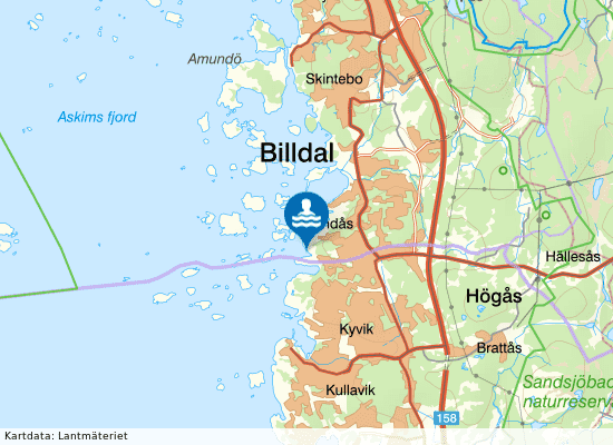Nordrevik på kartan