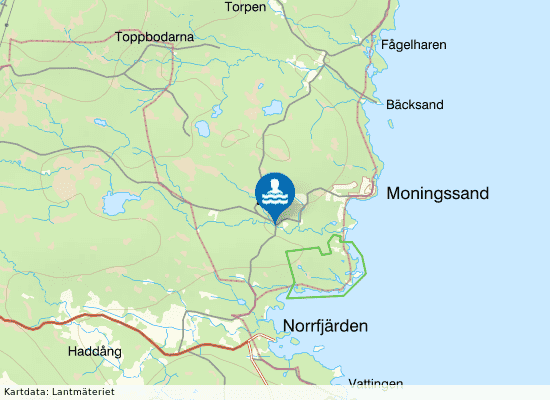 Norrfjärden på kartan