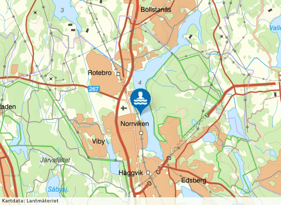 Norrviken, Torparängen på kartan