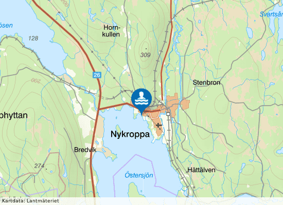 Nykroppa på kartan