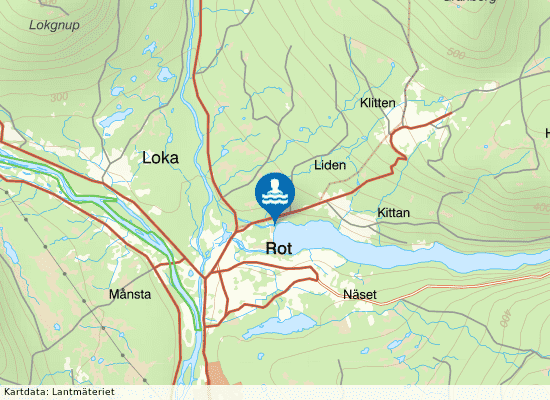 Nässjön Grundsand på kartan