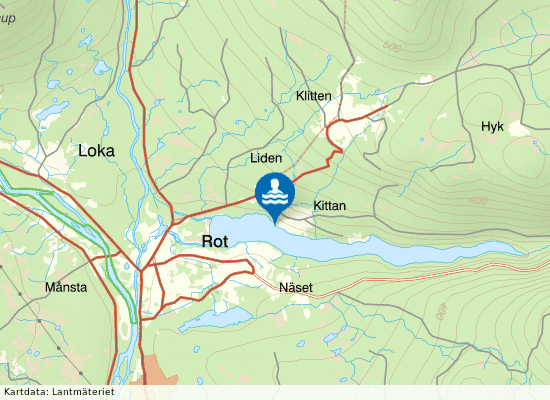Nässjön Liden på kartan