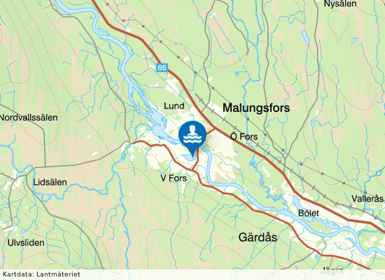 Per-Jostjärn på kartan