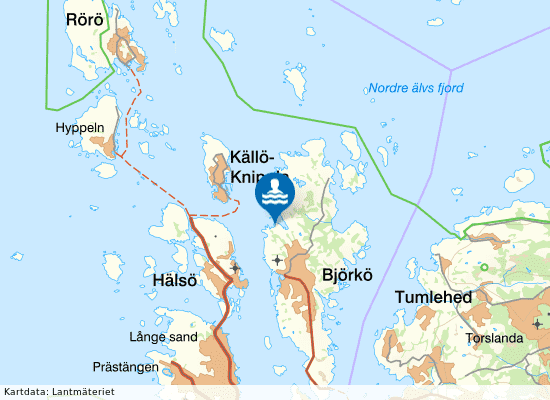 Björkö, Klarvik på kartan