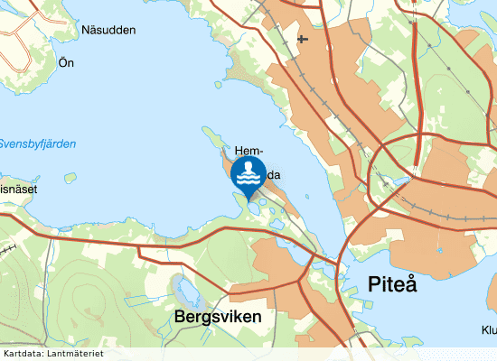 Pottan Stordjupviken, Hemlun på kartan