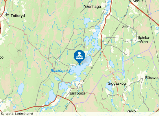 Rolstorpasjön på kartan