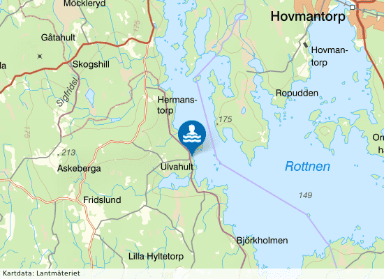 Rottnen, Sandstaden på kartan