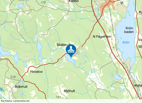 Rumsjön på kartan