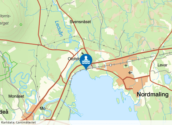 Rödviken på kartan