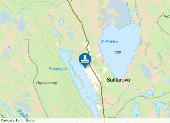Saittarova på kartan