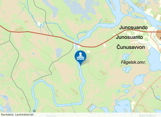 Salmijärvi på kartan