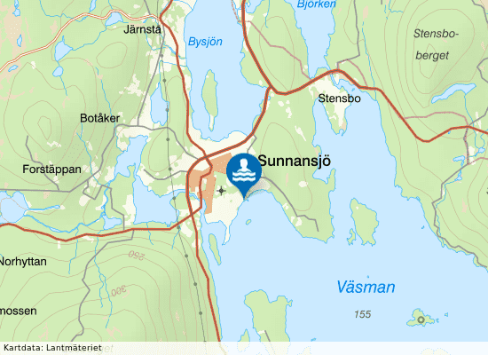 Sandvika på kartan