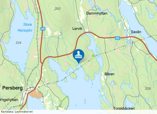 Sandviken på kartan