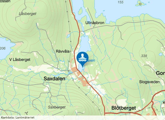 Saxen på kartan