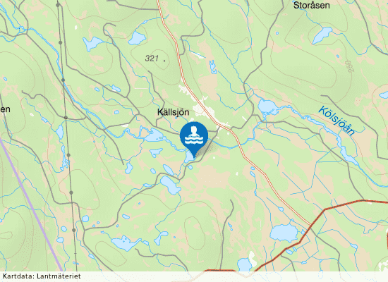 Sidsjön på kartan