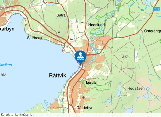 Siljan, Helsingland på kartan