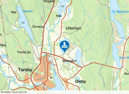 Sirsjön, Röbjörkeby på kartan