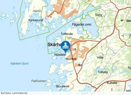 Skärhamn, Gråskär på kartan